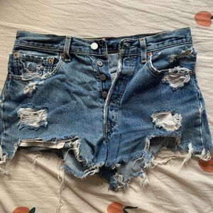 REDONE Levi 501 high rise BOOOOTY shorts